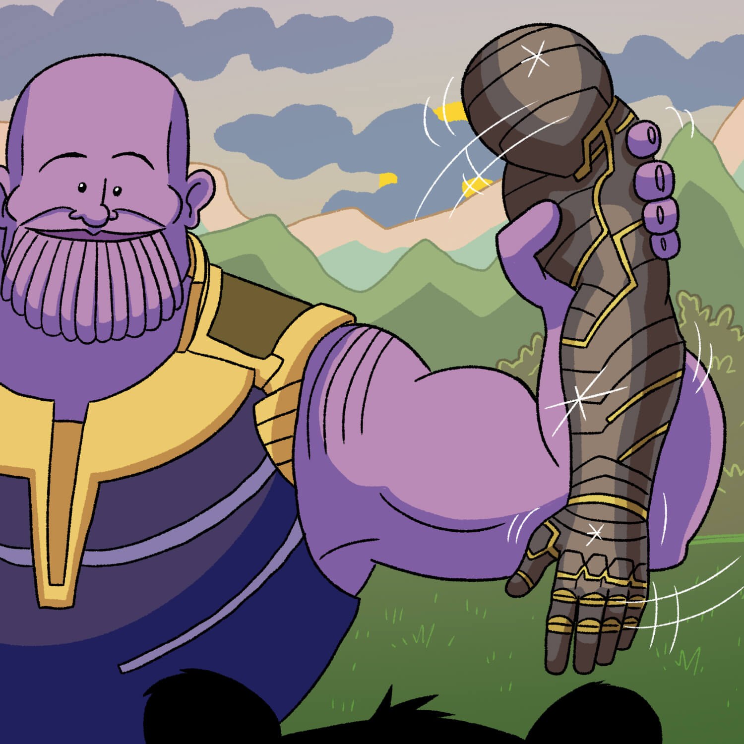 Thanos Preparing for Endgame Episode 7: Rocket – Wooden Plank Studios