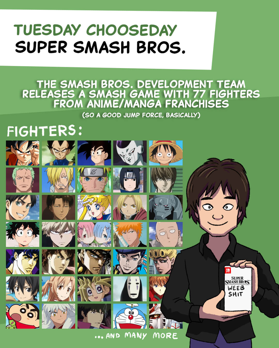 130: Smash Bros Anime or Smash Bros Superheroes? – Wooden Plank Studios